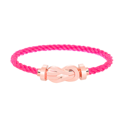 [LumiVibe]CHANCE LARGE 8 FIGURE BUCKLE NO DIAMOND BRACELET ROSE GOLD