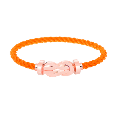 [LumiVibe]CHANCE LARGE 8 FIGURE BUCKLE NO DIAMOND BRACELET ROSE GOLD