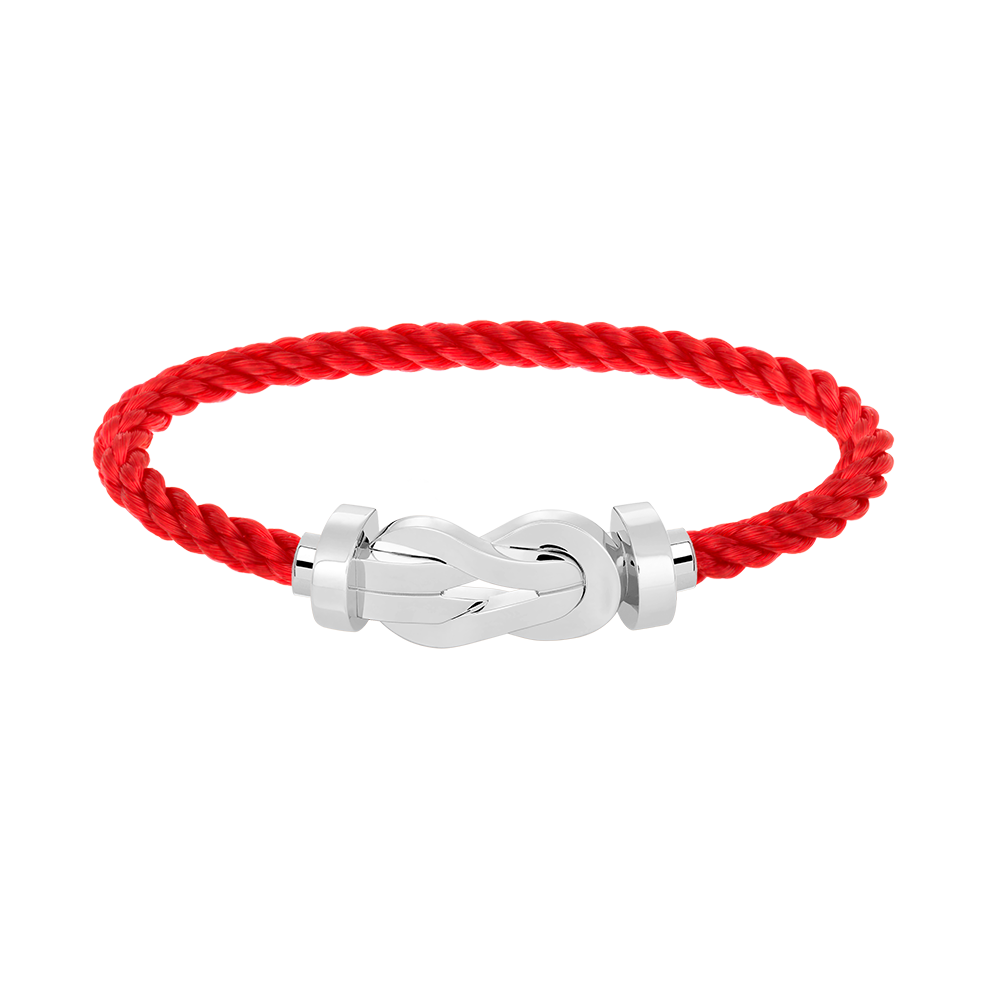[LumiVibe]CHANCE LARGE 8 FIGURE BUCKLE NO DIAMOND BRACELET SILVER
