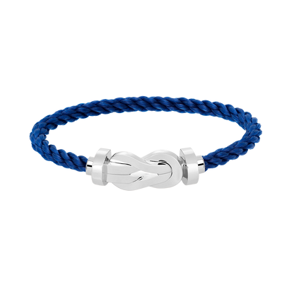[LumiVibe]CHANCE LARGE 8 FIGURE BUCKLE NO DIAMOND BRACELET SILVER
