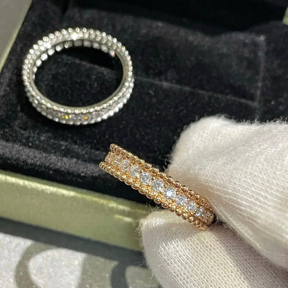 [LumiVibe]PERLEE DIAMOND SILVER RING