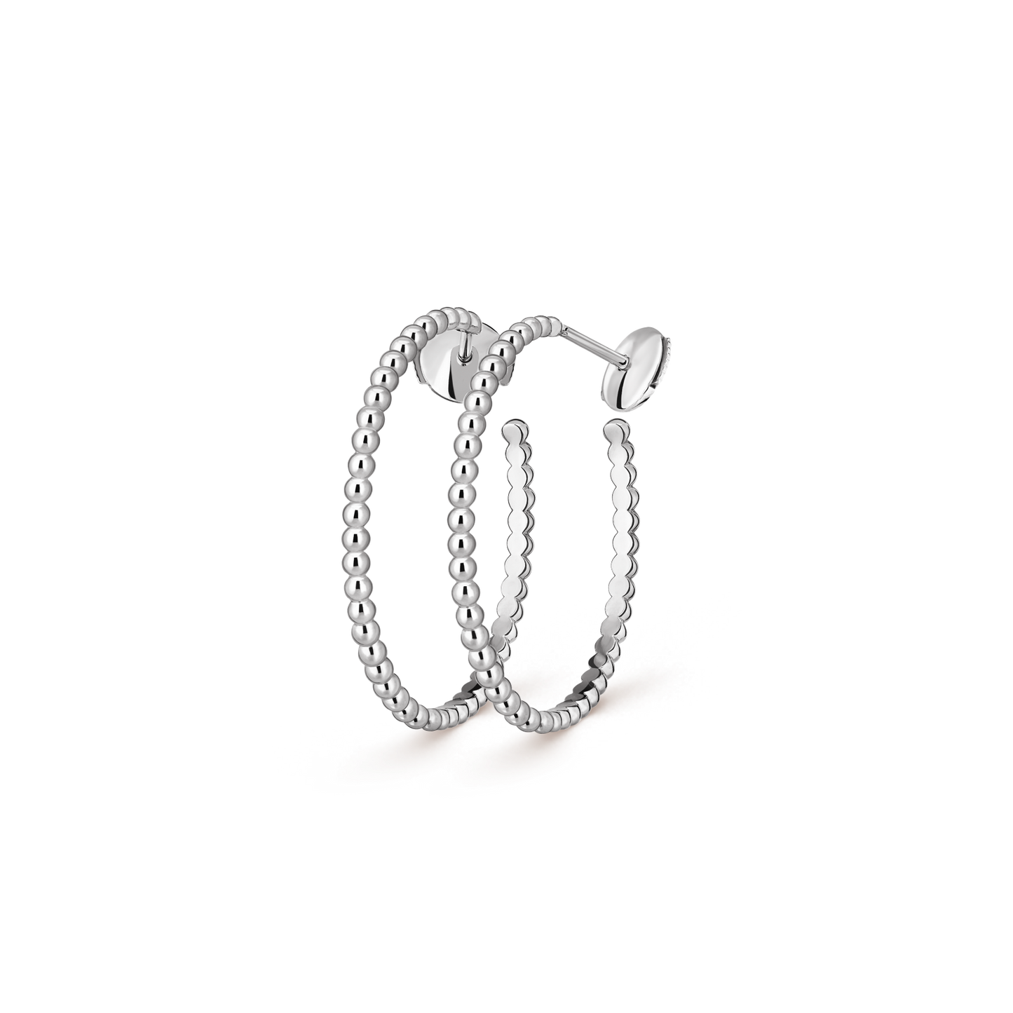 [LumiVibe] SMOOTH BEAD STUD EARRINGS