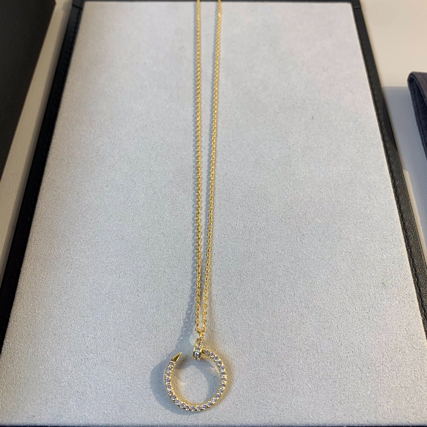 [LumiVibe]JUSTE NECKLACE GOLD DIAMONDS