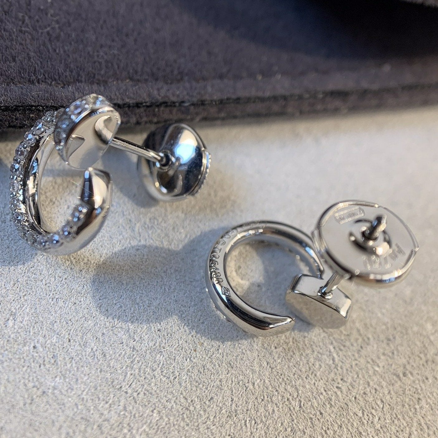 [LumiVibe]JUSTE EARRINGS SILVER DIAMONDS