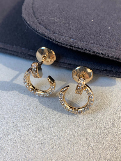 [LumiVibe]JUSTE EARRINGS GOLD DIAMONDS