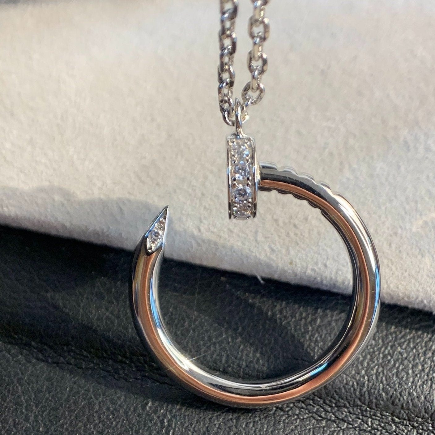 [LumiVibe]JUSTE NECKLACE SILVER