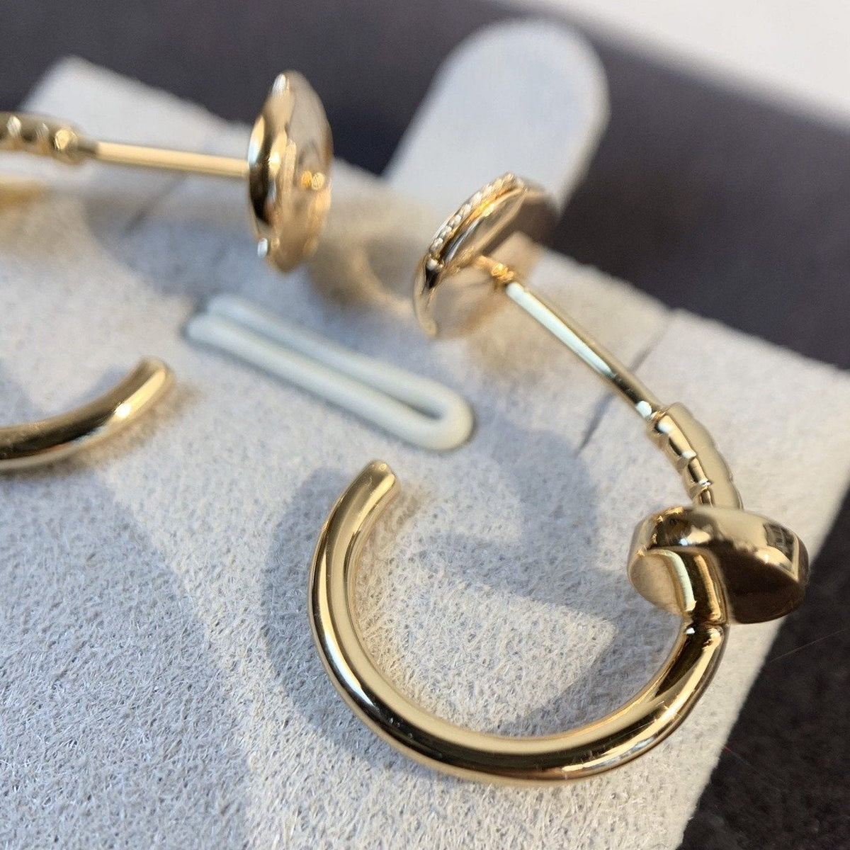 [LumiVibe]JUSTE EARRINGS PINK GOLD