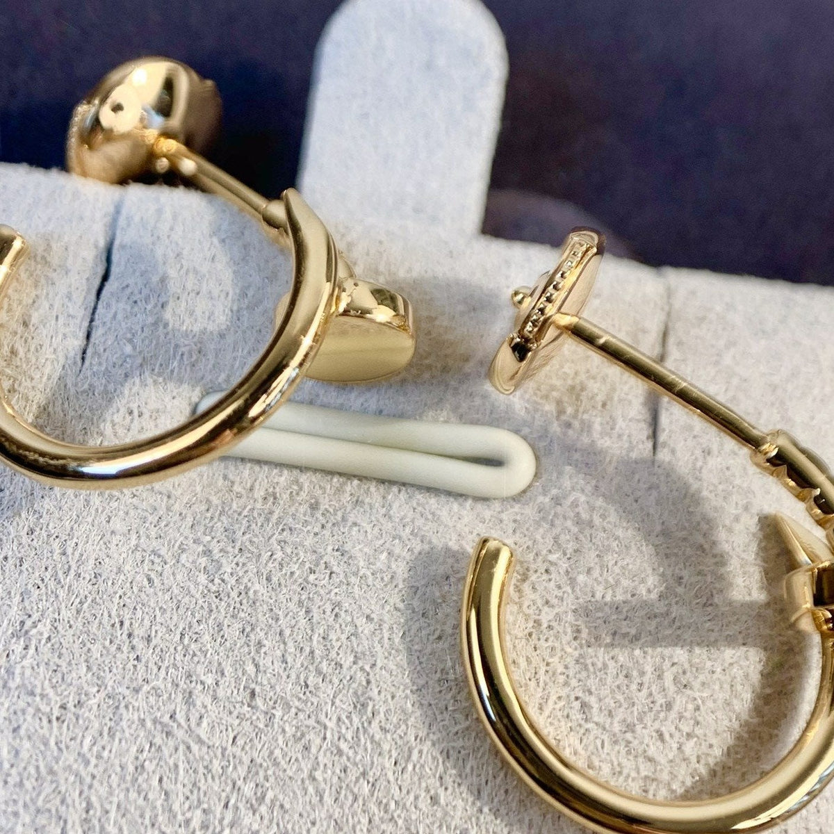 [LumiVibe]JUSTE EARRINGS PINK GOLD