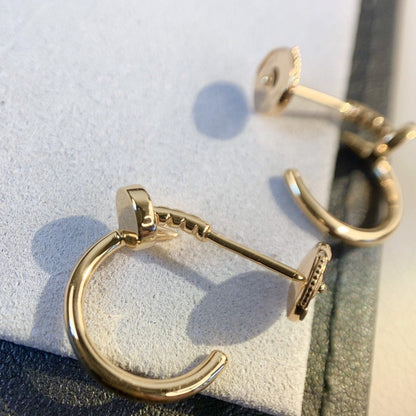 [LumiVibe]JUSTE EARRINGS PINK GOLD
