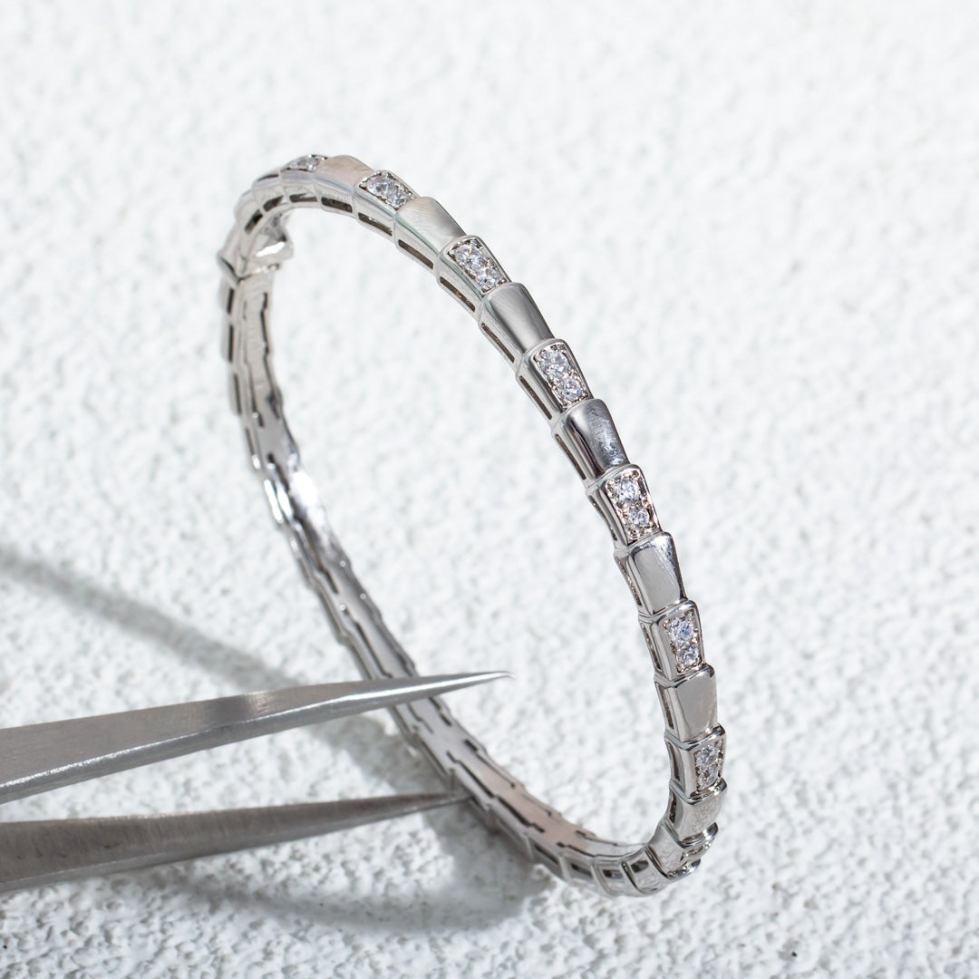 [LumiVibe]SERPENTI BRACELET SILVER DIAMOND