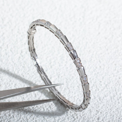 [LumiVibe]SERPENTI BRACELET SILVER DIAMOND