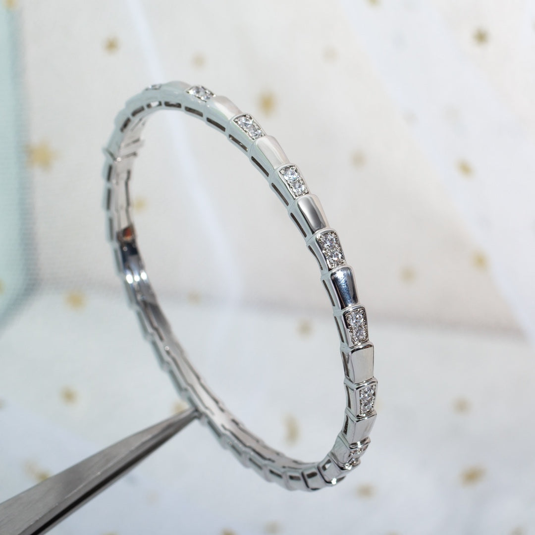 [LumiVibe]SERPENTI BRACELET SILVER DIAMOND
