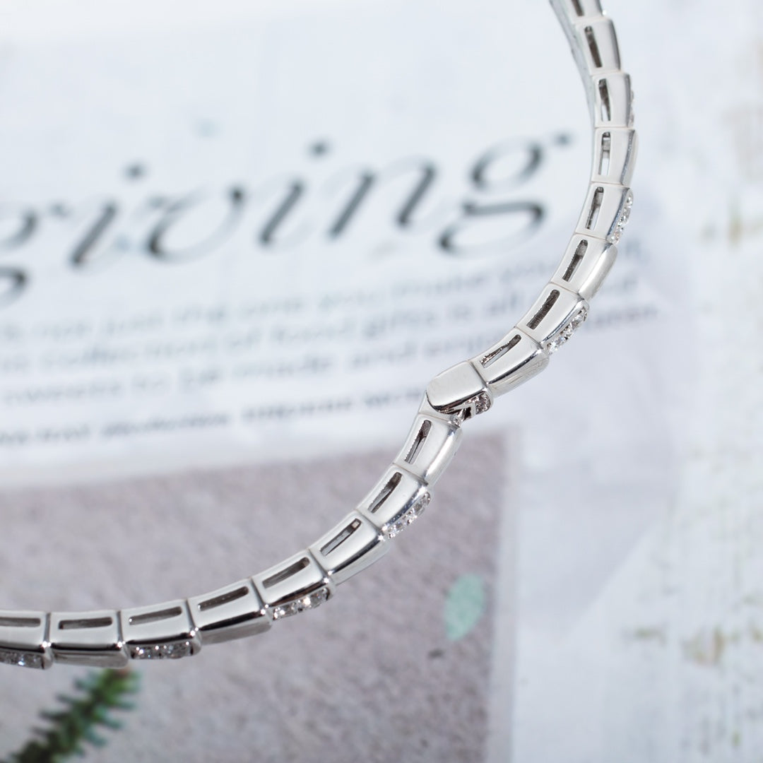 [LumiVibe]SERPENTI BRACELET SILVER DIAMOND