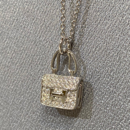 [LumiVibe]CONSTANCE PEDANT DIAMOND NECKLACE