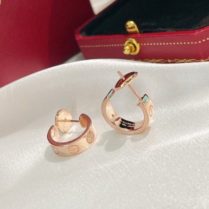 [LumiVibe]LOVE EARRINGS 5.7MM 2 DIAMONDS