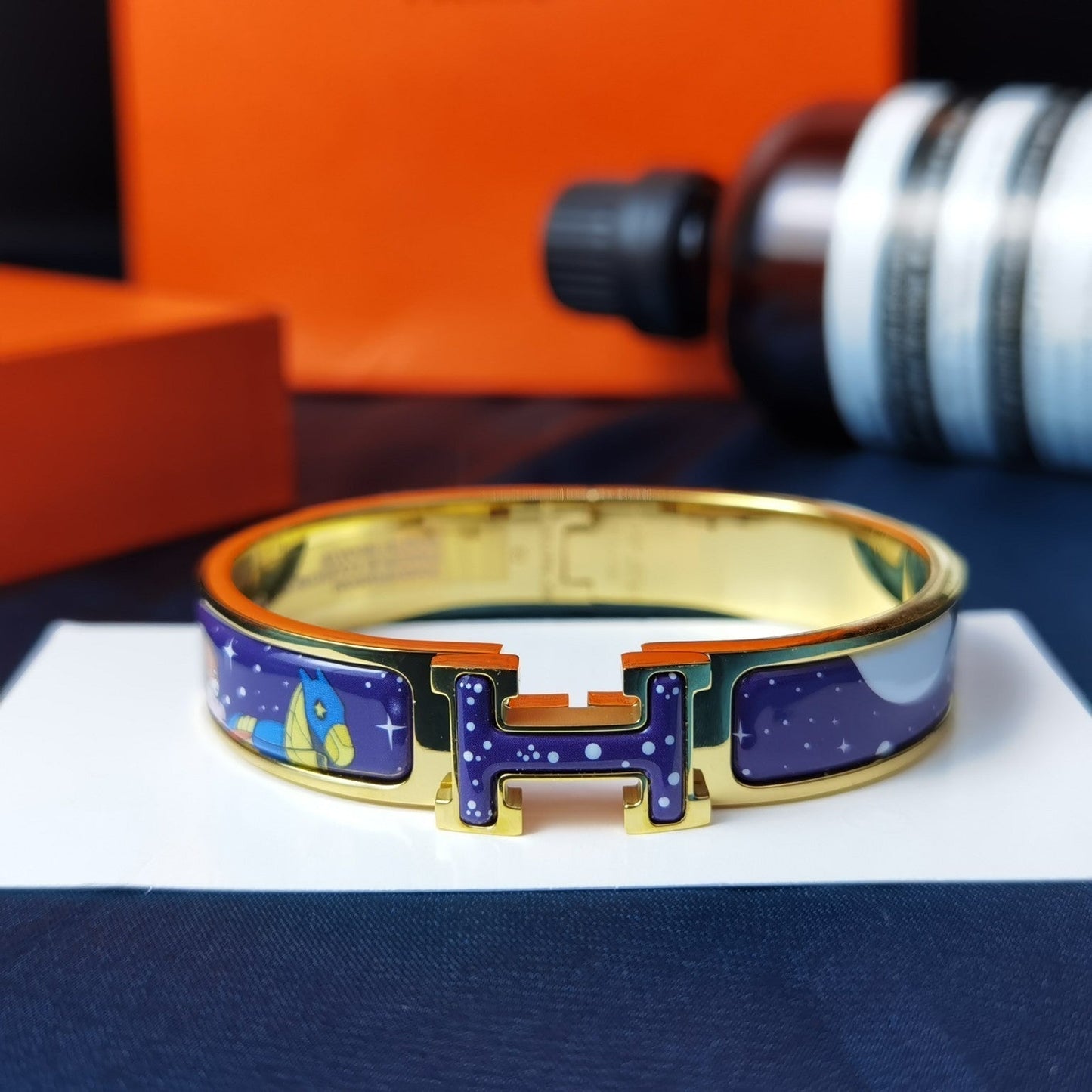 [LumiVibe]H STAR AND MOON BRACELET 12MM