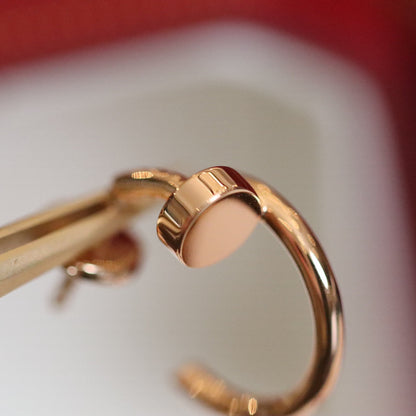 [LumiVibe]JUSTE EARRINGS PINK GOLD