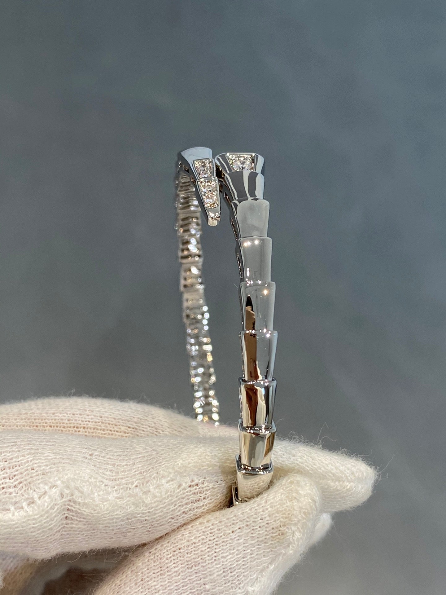 [LumiVibe]SERPENTI BRACELET DIAMONDS SILVER