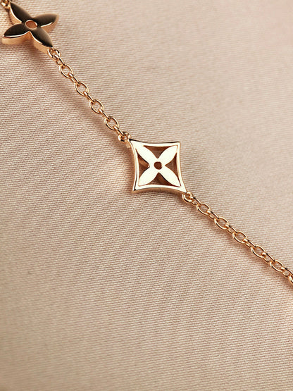 [LumiVibe]STAR AND SUN 7 MOTIFS GOLD BRACELET