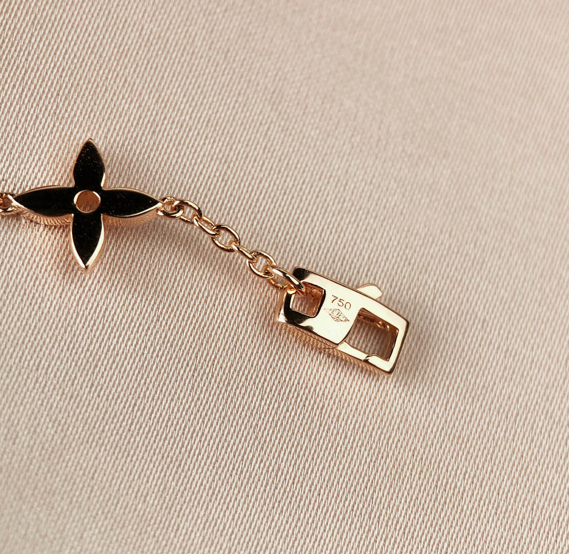 [LumiVibe]STAR AND SUN 7 MOTIFS GOLD BRACELET