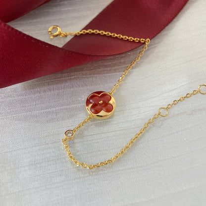 [LumiVibe]SUN PEDANT CARNELIAN BRACELET