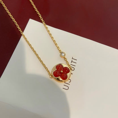 [LumiVibe]SUN PEDANT CARNELIAN BRACELET