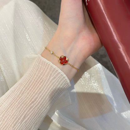 [LumiVibe]SUN PEDANT CARNELIAN BRACELET