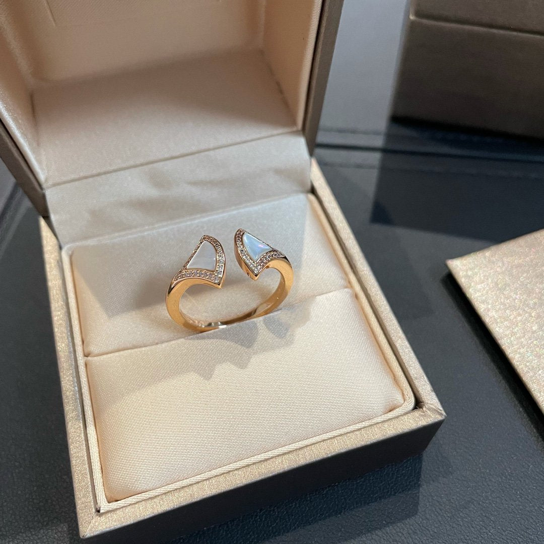 [LumiVibe]DREAM MOP DIAMOND OPEN RING