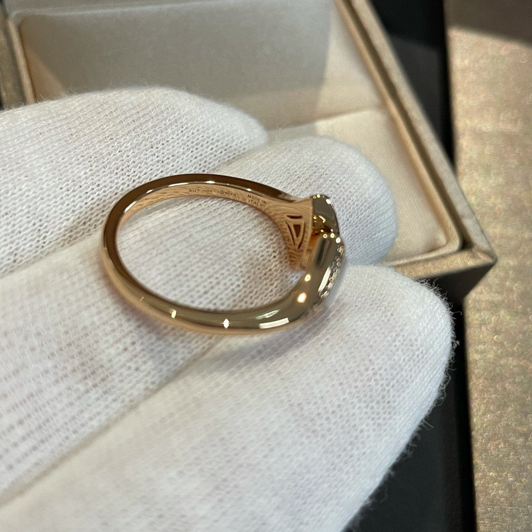 [LumiVibe]DREAM MOP DIAMOND OPEN RING