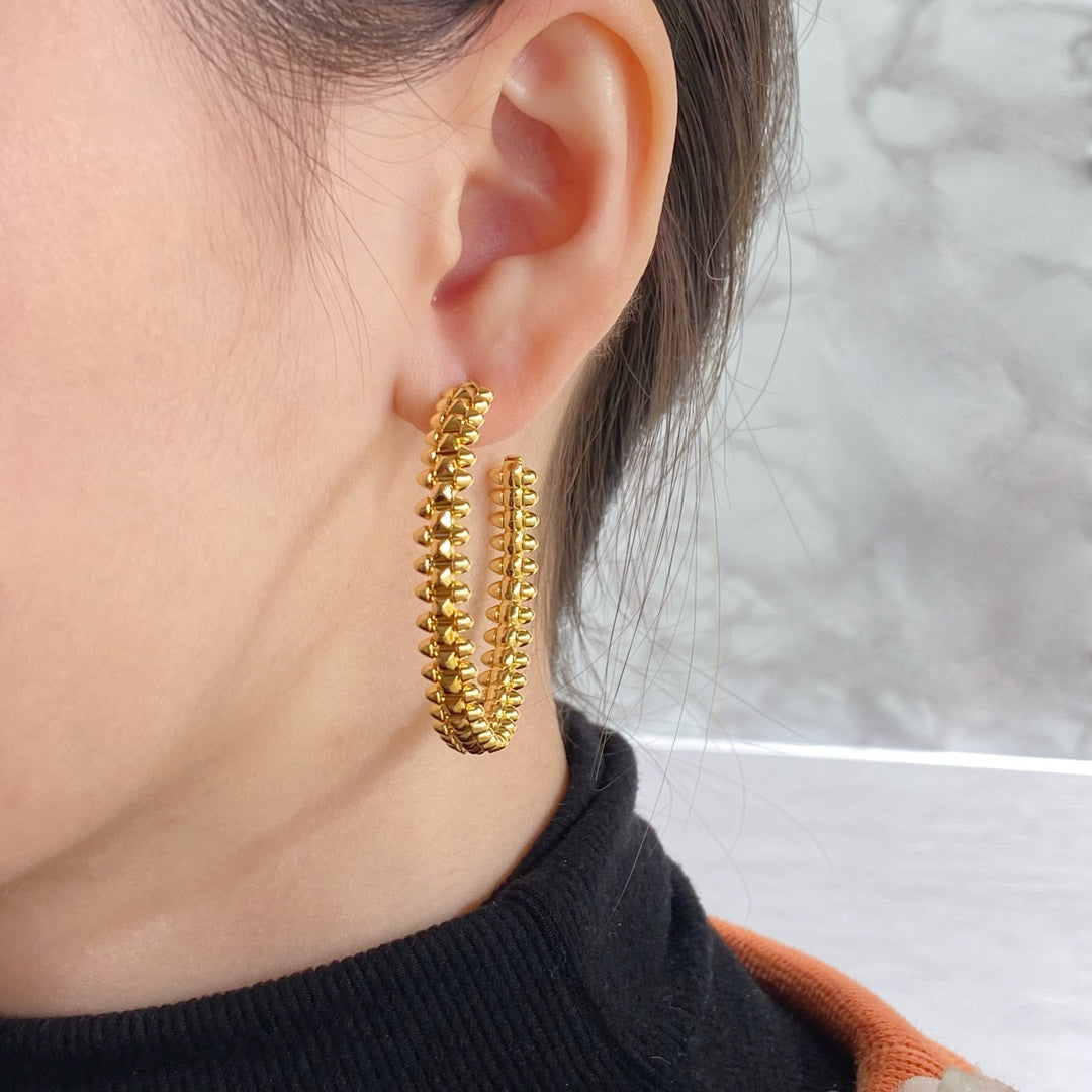 [LumiVibe]CLASH HOOP EARRINGS