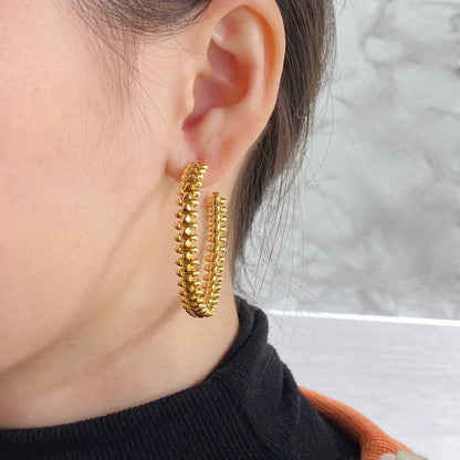 [LumiVibe]CLASH HOOP EARRINGS