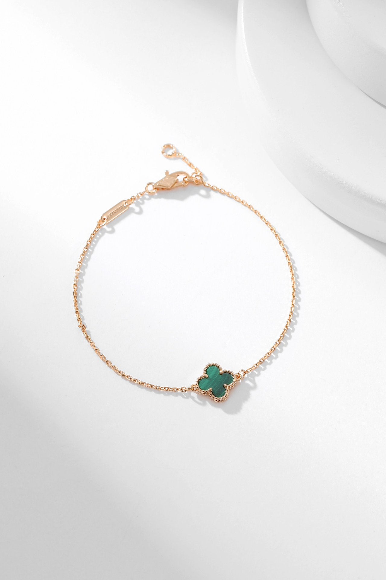 [LumiVibe]CLOVER BRACELET MALACHITE 1 MOTIF