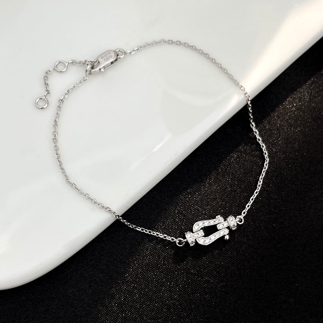 [LumiVibe]FORCE 10 FULL DIAMOND BUCKLE CHAIN LINK MINI MODEL