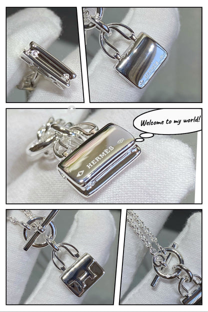 [LumiVibe]CONSTANCE PEDANT SILVER NECKLACE