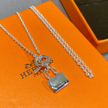 [LumiVibe]CONSTANCE PEDANT SILVER NECKLACE