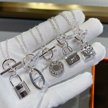 [LumiVibe]CONSTANCE PEDANT SILVER NECKLACE