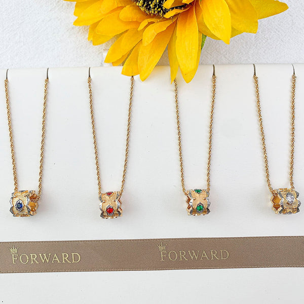 [LumiVibe] B.C.L “Little Waist” Enamel  NECKLACE（Various colors
