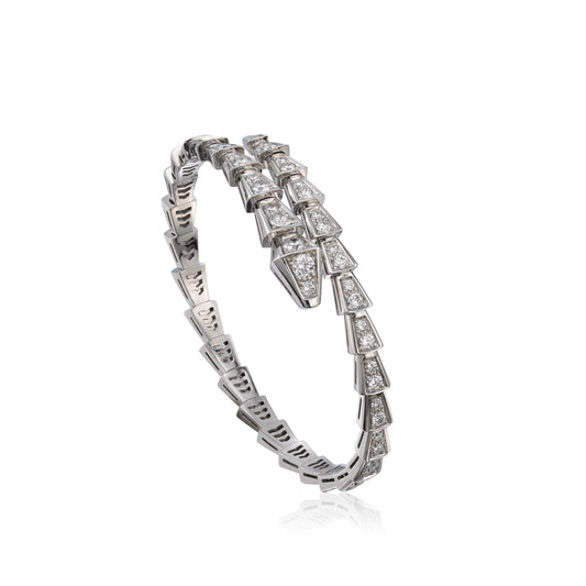 [LumiVibe]SERPENTI BRACELET 6MM SILVER DIAMOND