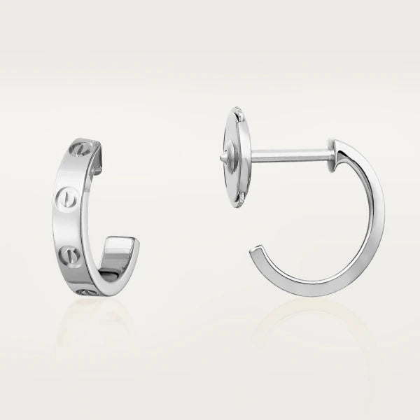 [LumiVibe]LOVE EARRINGS 2.65MM SILVER