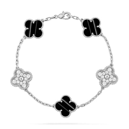 [LumiVibe] CLOVER 5 MOTIF PULSAR STONE BRACELET COLLECTION