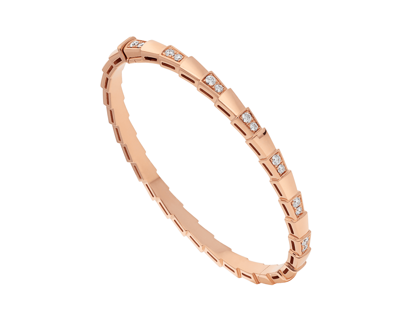 [LumiVibe]SERPENTI BRACELET PINK GOLD DIAMOND