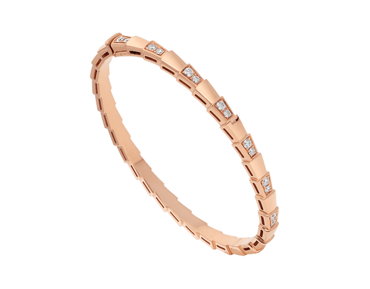 [LumiVibe]SERPENTI BRACELET PINK GOLD DIAMOND