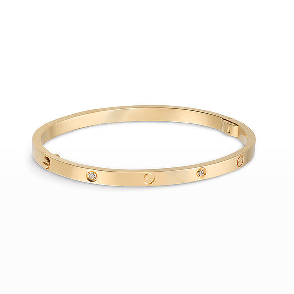[LumiVibe]LOVE BRACELET 3.65MM 6 DIAMONDS