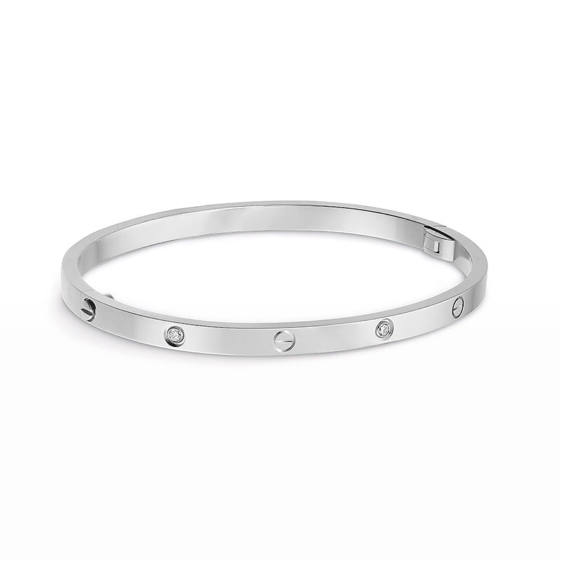 [LumiVibe]LOVE BRACELET 3.65MM 6 DIAMONDS