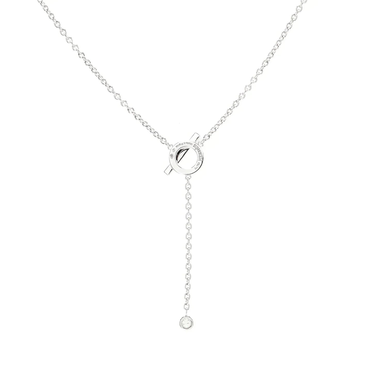 [LumiVibe]FINESSE SILVER DIAMOND NECKLACE