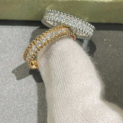 [LumiVibe]PERLEE DIAMOND ROSE GOLD RING