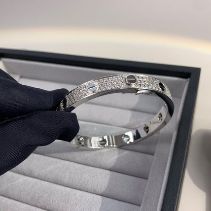 [LumiVibe]LOVE BRACELET 6.1MM DIAMOND-PAVED CERAMIC