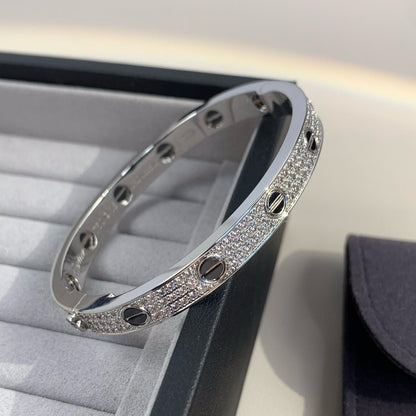 [LumiVibe]LOVE BRACELET 6.1MM DIAMOND-PAVED CERAMIC
