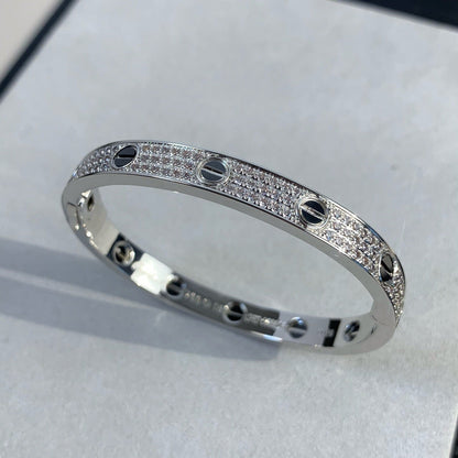 [LumiVibe]LOVE BRACELET 6.1MM DIAMOND-PAVED CERAMIC