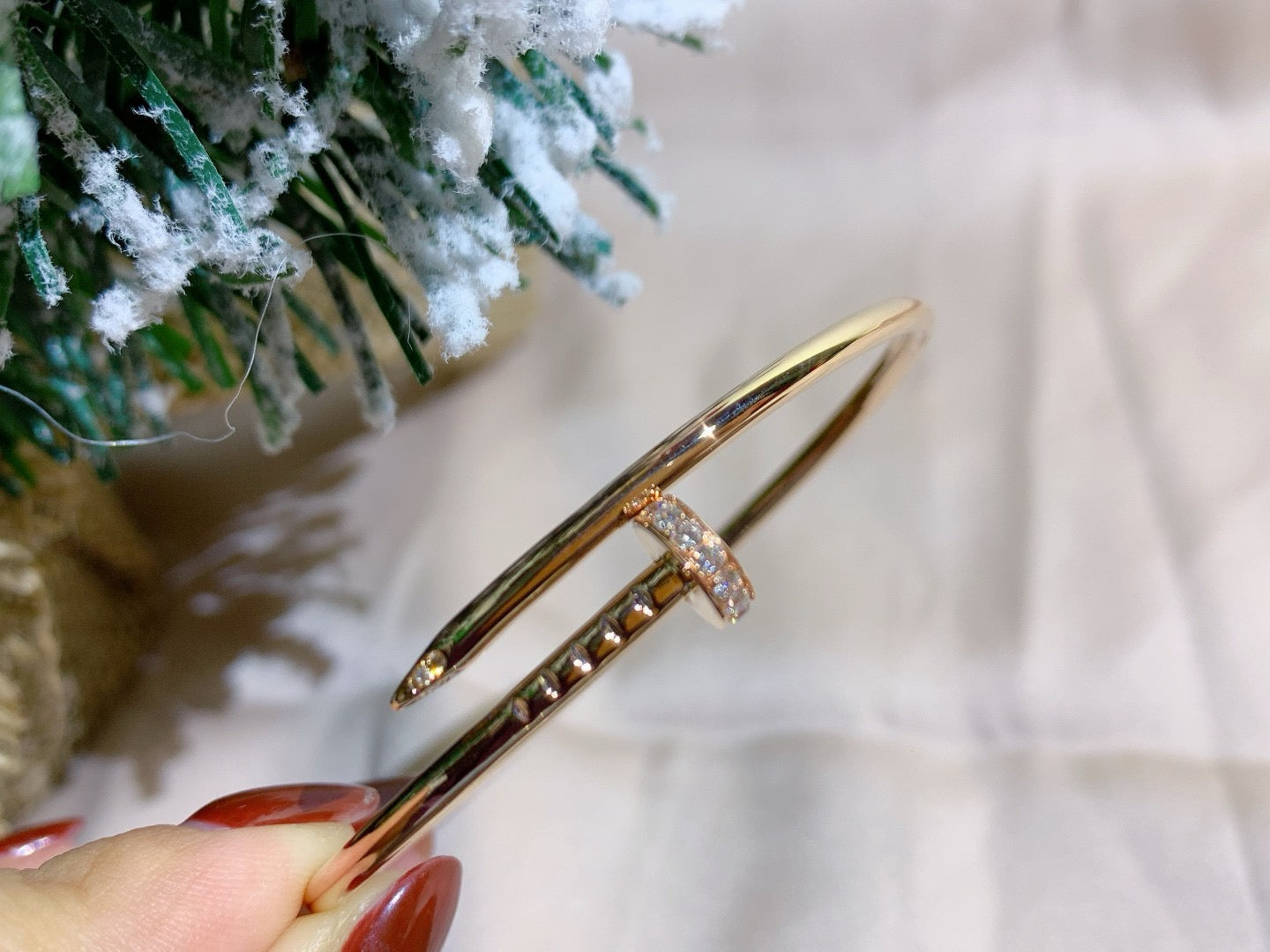 [LumiVibe]JUSTE BRACELET 2.5MM DIAMONDS